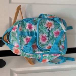 Monogrammed Lands end backback
